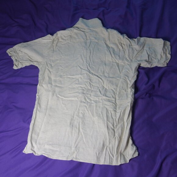 Ecole de Pensee Size 50 Button Down Made in Portugal Short Sleeve Shirt - Picture 11 of 13